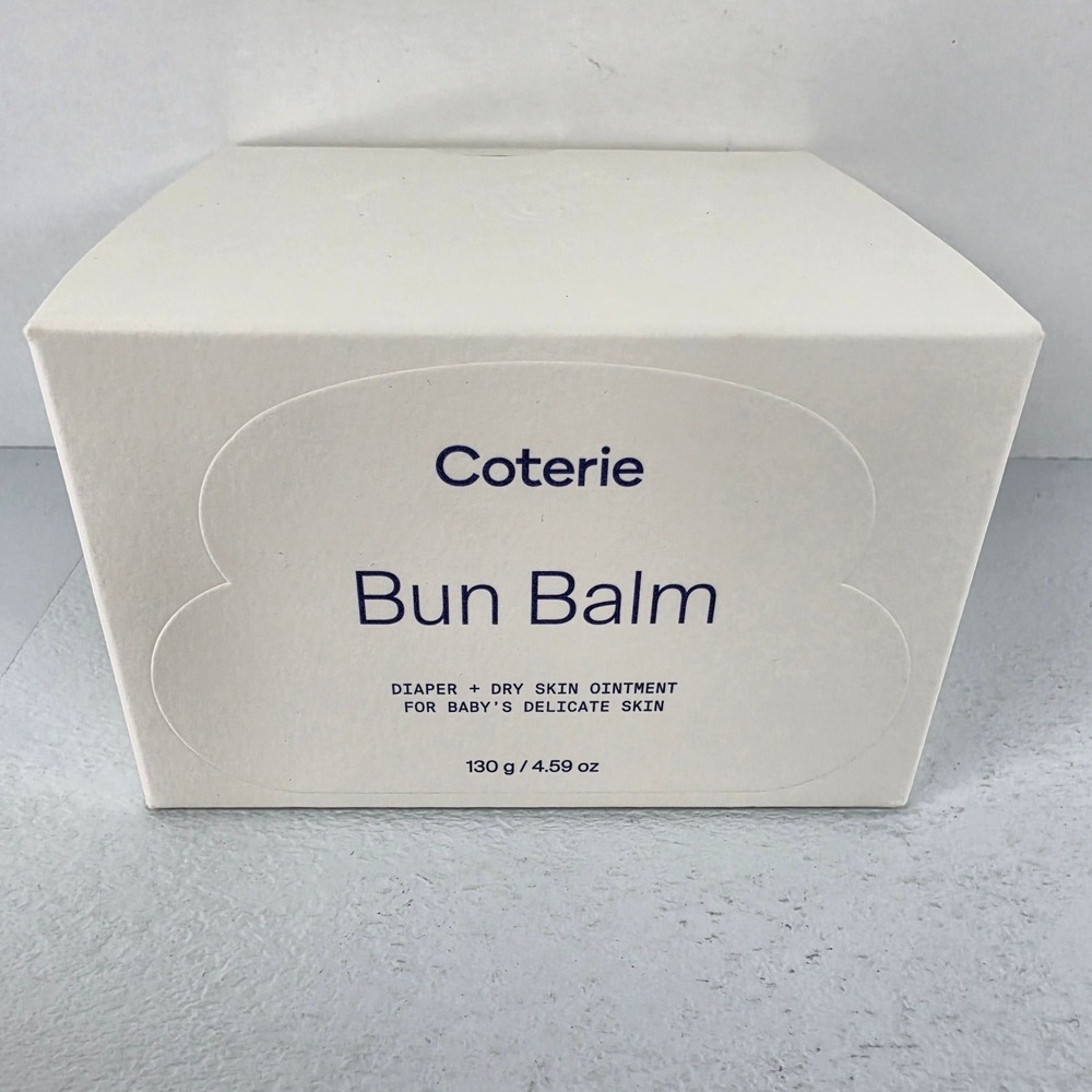 Coterie Bun Balm Diaper + Dry Skin Ointment 4.59 oz 130g Fragrance Free New